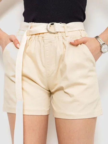 Шорти Ager бавовна/еластан бежевий