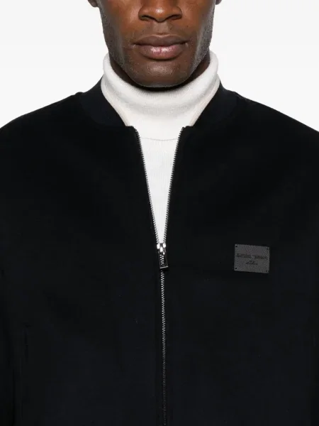 Geacă bomber Emporio Armani albastru