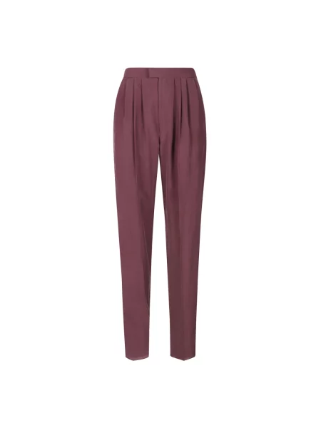 Spodnie Saint Laurent fioletowe