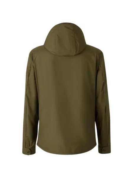 Geacă Moncler cu glugă verde