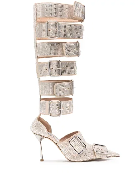 Cizme Giuseppe Di Morabito argintiu