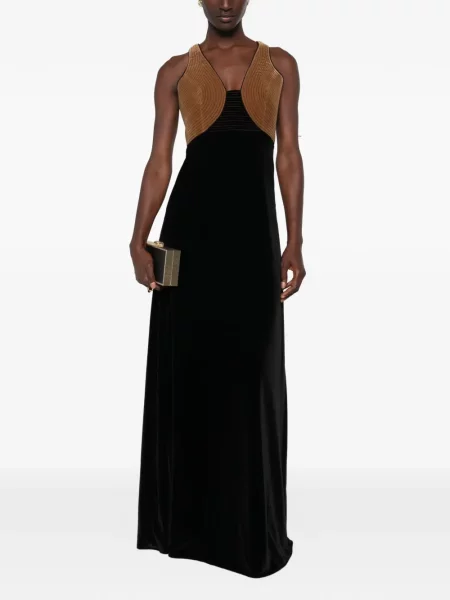 Rochie maxi Rosanna Ocampo negru