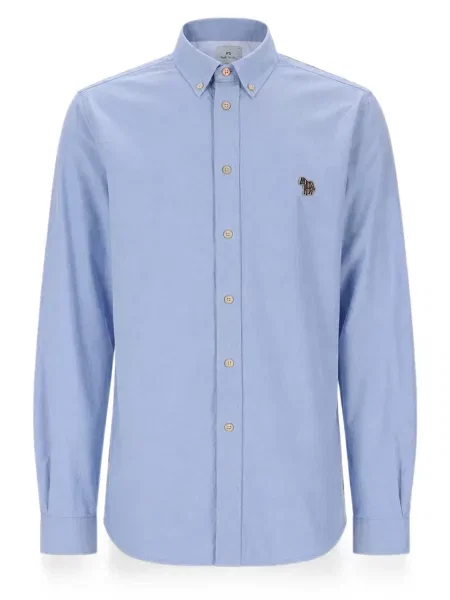 Cămașă Ps Paul Smith cu model zebră albastru