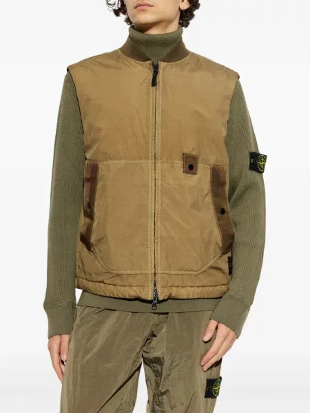 Vestă Stone Island cu strasuri verde