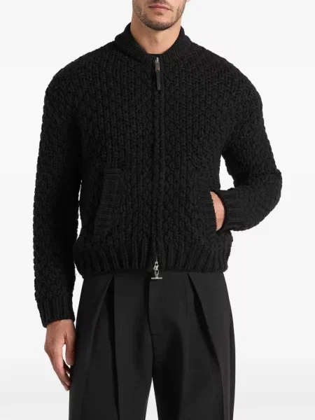 Geacă bomber Manière De Voir de lână negru