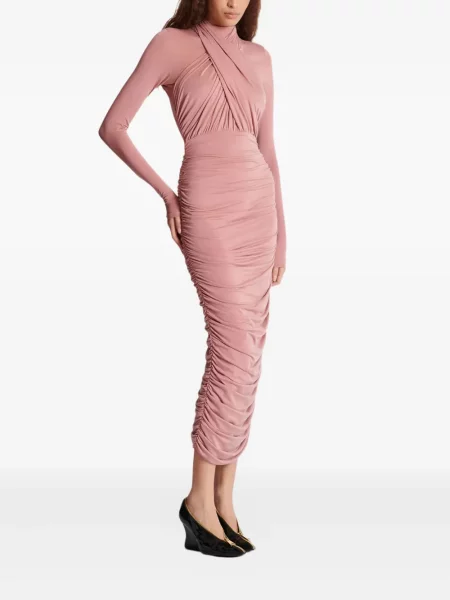 Rochie midi Balmain roz