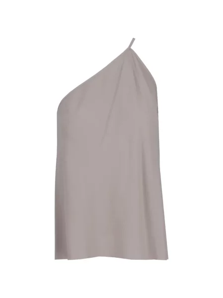 Top Rick Owens cu un umăr gol gri