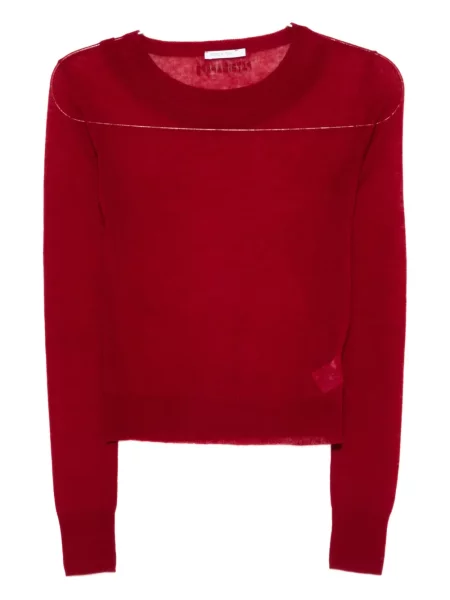 Pulover Patrizia Pepe de lână roșu