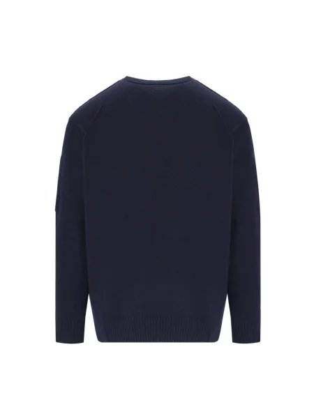 Sweter C.p. Company wełniany niebieski