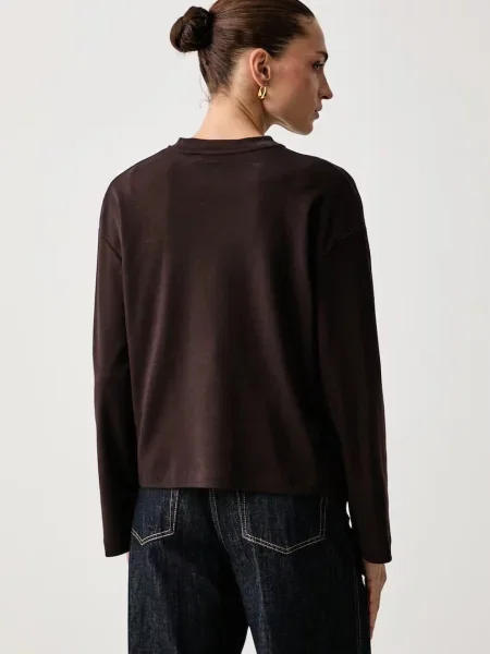 Tommy Hilfiger longsleeve brązowa