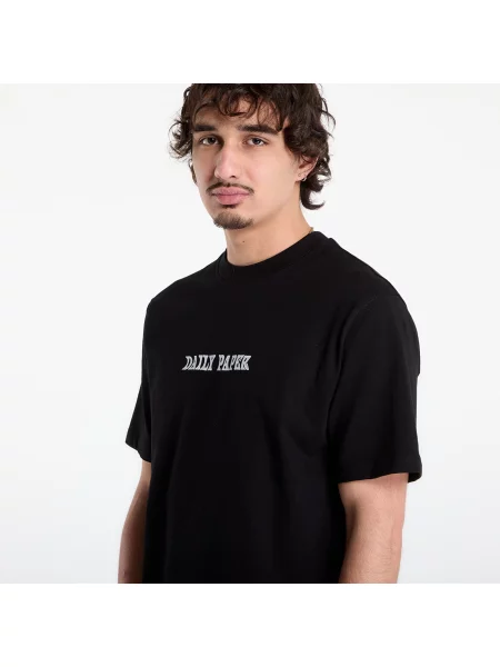 Тениска Daily Paper Oil Can Ss Tee Black S черно
