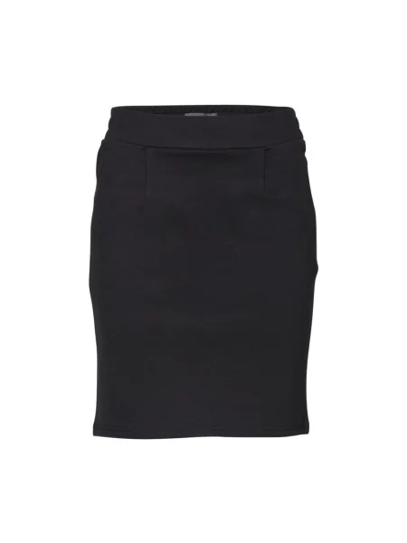 Spódnica mini Ichi z dżerseju czarna