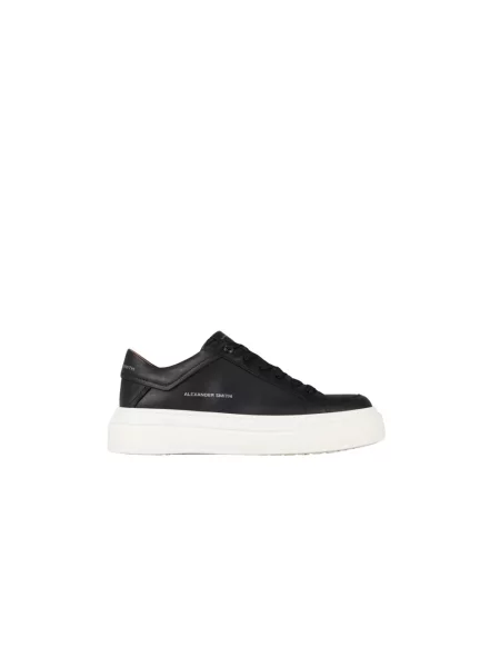 Sneakersy Alexander Smith skórzane czarne