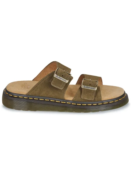 Pantofi Dr. Martens din piele de căprioară kaki