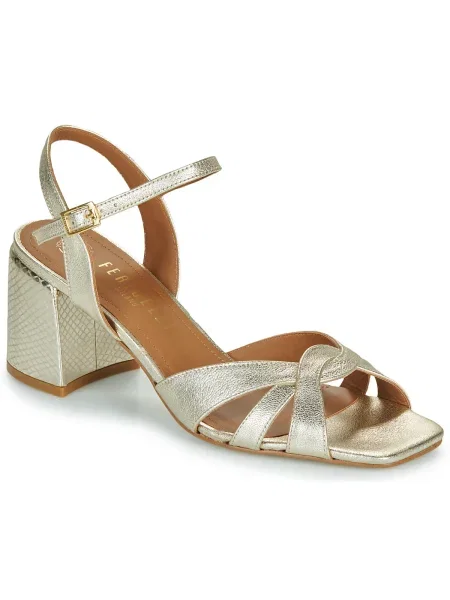 Pantofi Fericelli auriu