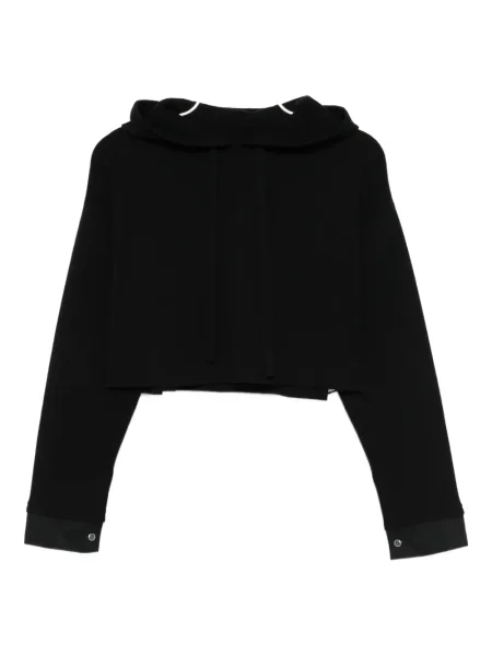 Hanorac cu glugă 3.1 Phillip Lim tricotate negru