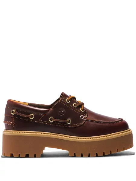Pantofi loafer Timberland cu platformă maro