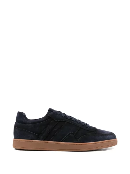 Sneakerși John Harrison din piele de căprioară albastru
