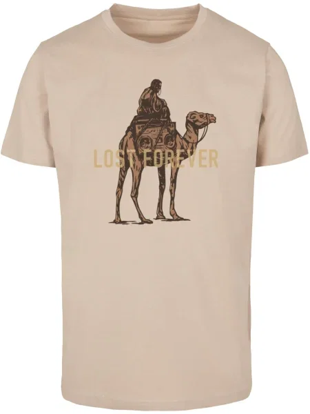 Mister Tee Tricou Lost Forever nisipiu ciocolatiu maro