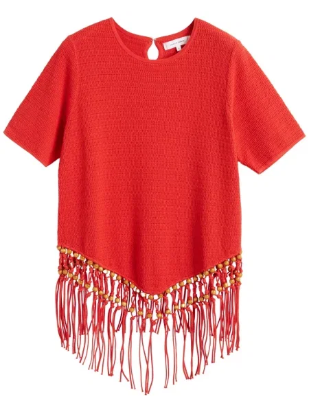 Bluză Chinti & Parker cu mărgele portocaliu