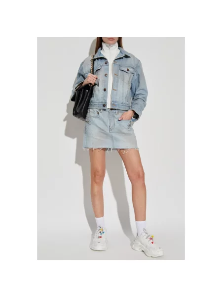 Kurtka Balenciaga niebieska