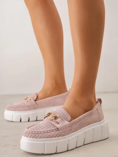 Mocasini Heilarta roz