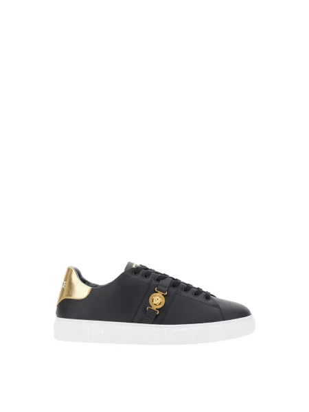 Sneakersy Versace z nadrukiem czarne