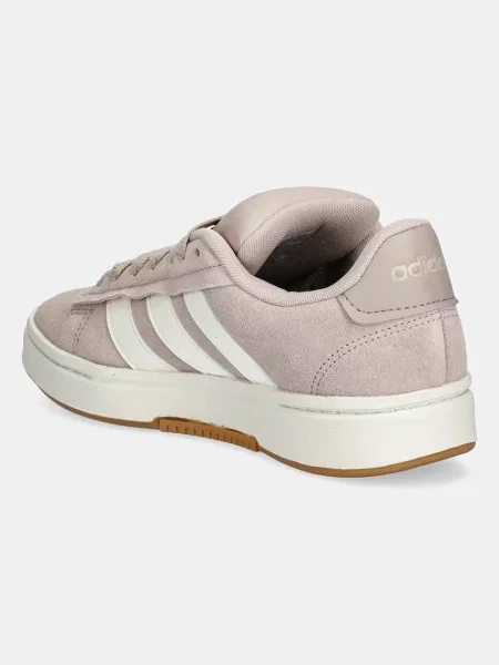 Semišové sneakers boty adidas Grand Court Alpha růžová