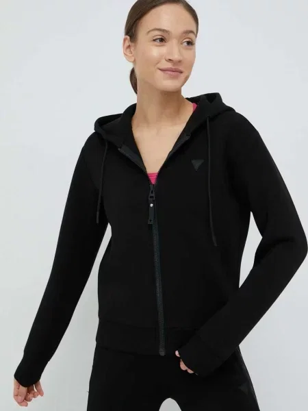 Bluza Guess s kapuco črna