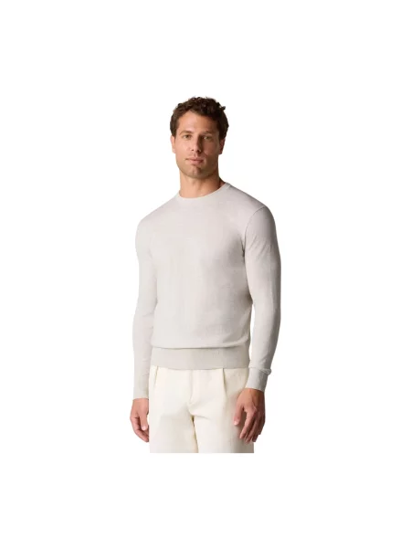 Sweter Brooks Brothers z kaszmiru szary