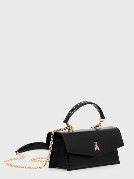 Rucsac Patrizia Pepe din piele plic negru