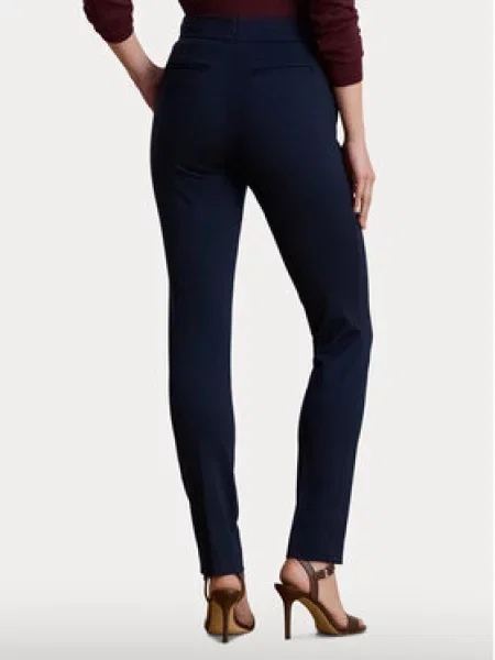 LAUREN RALPH LAUREN Hlače Straight Fit tamnoplava