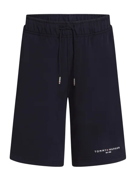 Tommy Hilfiger Pantaloni scurți sport Small Logo Bleumarin alb