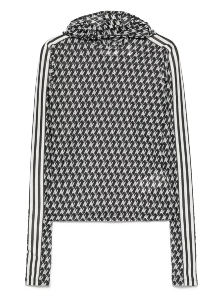 Plisuoti tinklinės šortai Adidas juoda