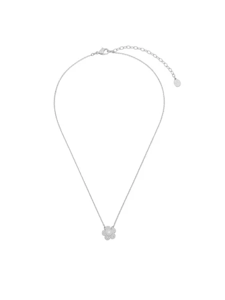 Swarovski Verižica srebrna / transparentna / biserno bela