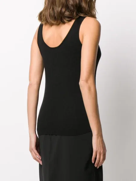 Top Co tricotate negru