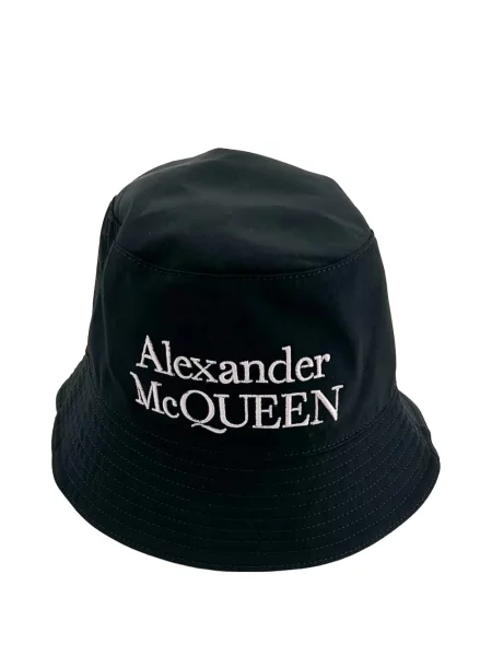 Pălărie Alexander Mcqueen cu broderie negru
