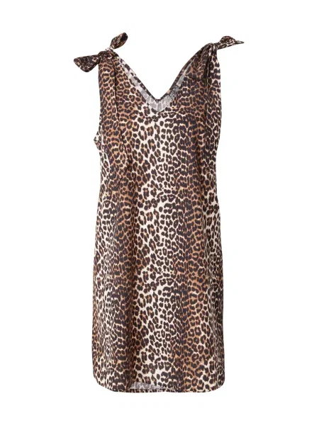 PIECES Rochie PCAnnie maro / negru alb