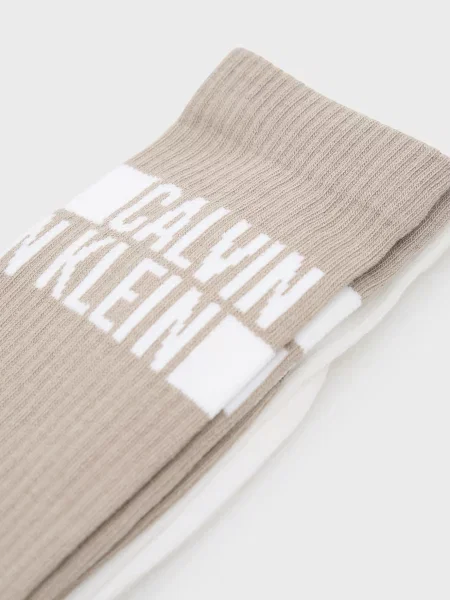 Носки Calvin Klein в полоску с лого