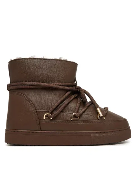 Inuikii Boots Z Celokožené Kůže hnědá