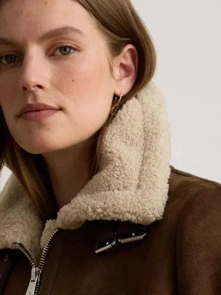 Замшевая куртка Lauren Ralph Lauren