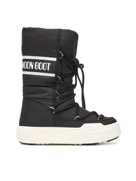 Moon Boot Sniego batai Jr Park Tube Lace wp D juoda