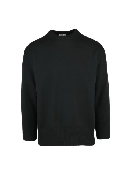 Sweter Brunello Cucinelli z kaszmiru czarny