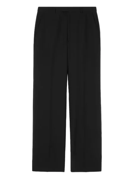 Pantaloni Gucci de mătase negru