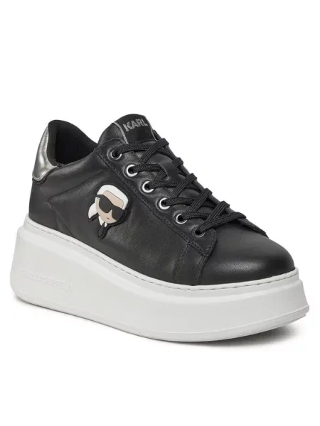 Laisvalaikio batai KARL LAGERFELD Black Lthr balta