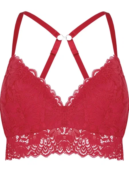 Hunkemöller Podprsenka Andrea tmavě červená