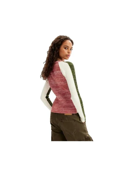 Pulover Desigual alb