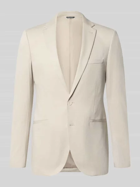 Marynarka o kroju super slim fit na 2 z z wypustkami Mcneal beżowa
