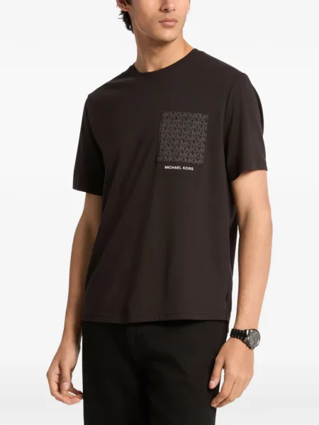 Tricou Michael Kors cu imagine maro