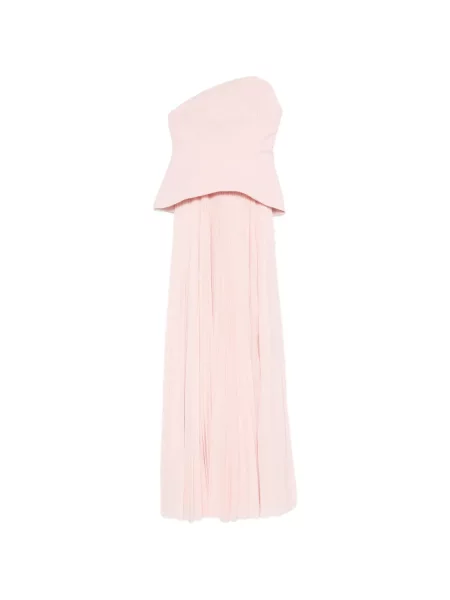 Rochie maxi Solace London fără bretele roz